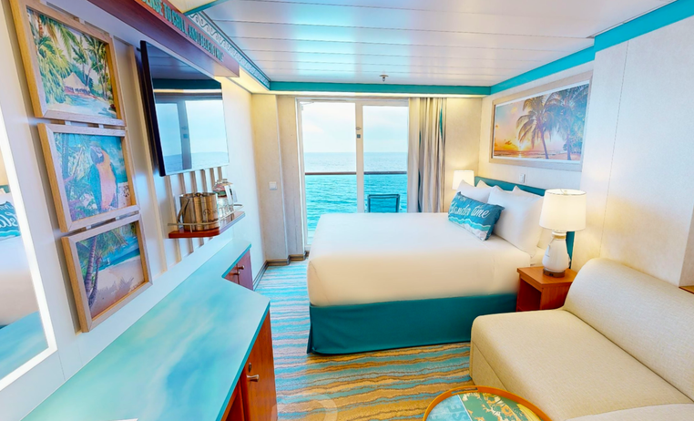 Margaritaville Cabin Category Extended Balcony Photo