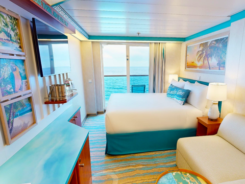 Margaritaville Cabin Category Extended Balcony Photo Margaritaville Cabin Category Extended Balcony Photo