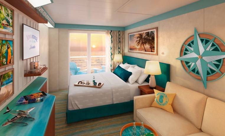 Margaritaville Cabin Category Partial View Balcony Photo