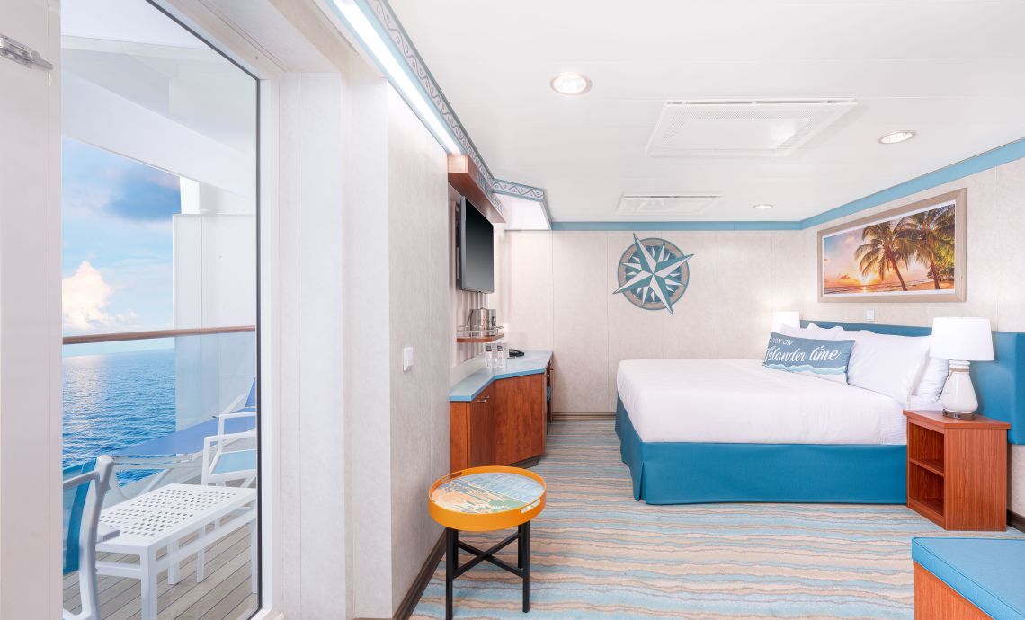 Margaritaville Cabin Category Premium Extended Balcony Image