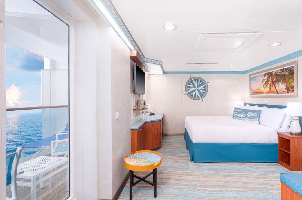 Margaritaville Cabin Category Premium Extended Balcony Image Margaritaville Cabin Category Premium Extended Balcony Image