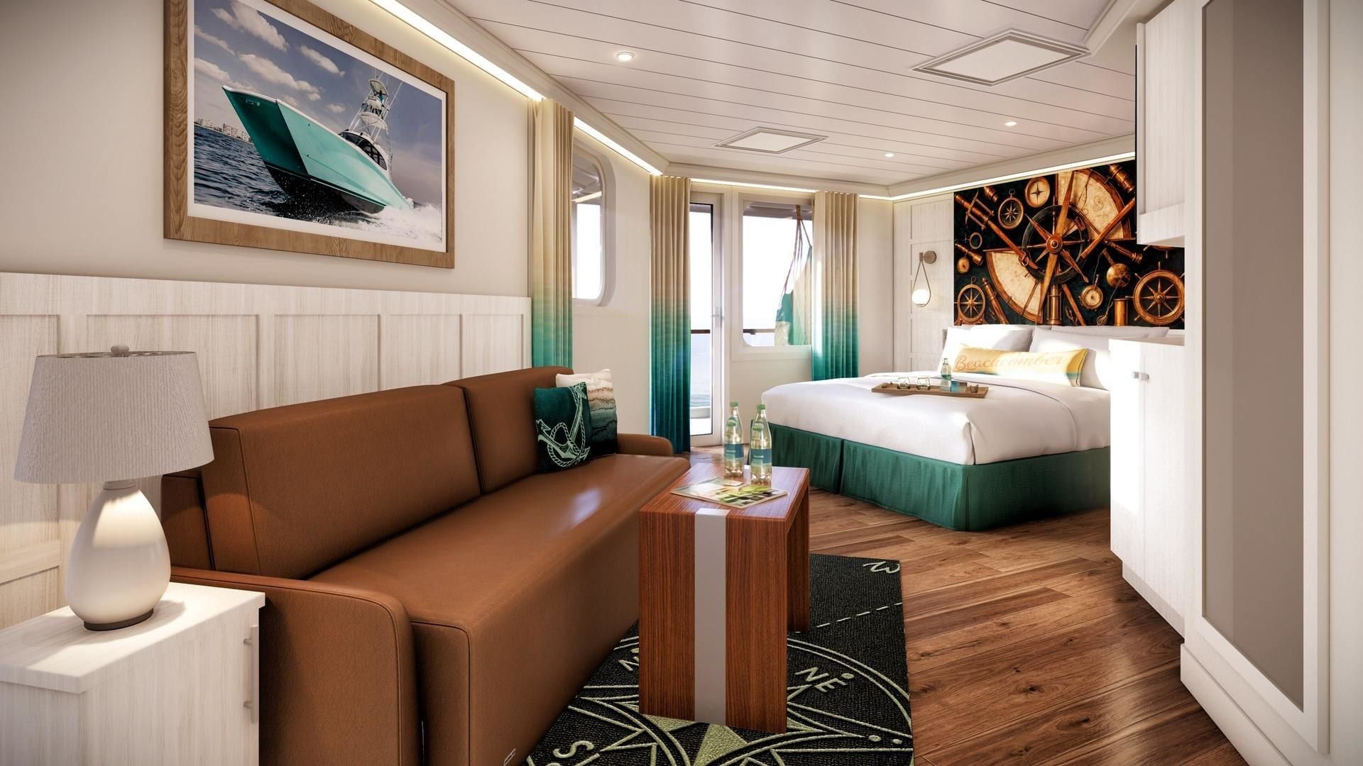 Margaritaville Beachcomber Bridge Wing Suite (BWS) living area, photo 1 of 2
