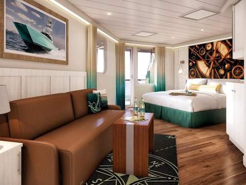 Margaritaville Beachcomber Bridge Wing Suite (BWS) living area, photo 1 of 2