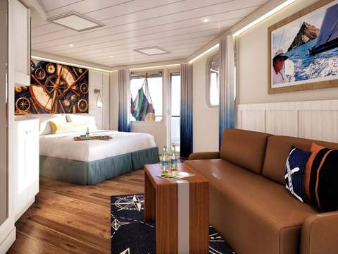 Margaritaville Beachcomber Bridge Wing Suite (BWS) living area, photo 2 of 2