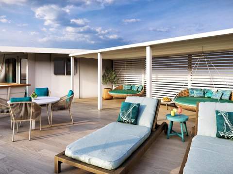 Margaritaville Beachcomber Bridge Wing Suite (BWS) balcony, photo 1 of 2