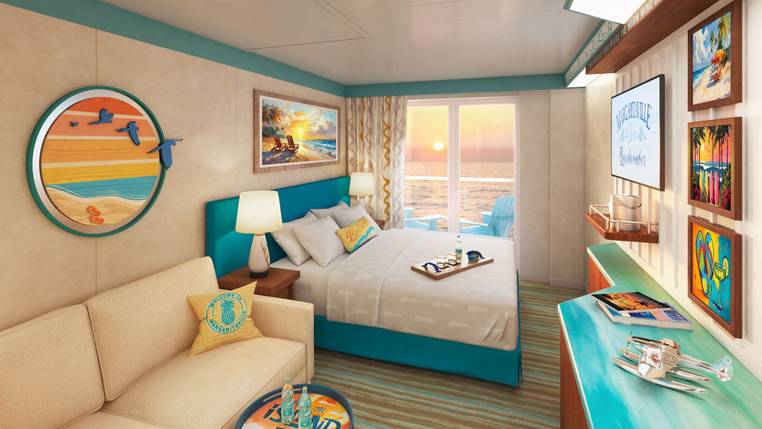 Margaritaville Beachcomber Wake View Balcony (BWV) cabin, photo 1 of 2