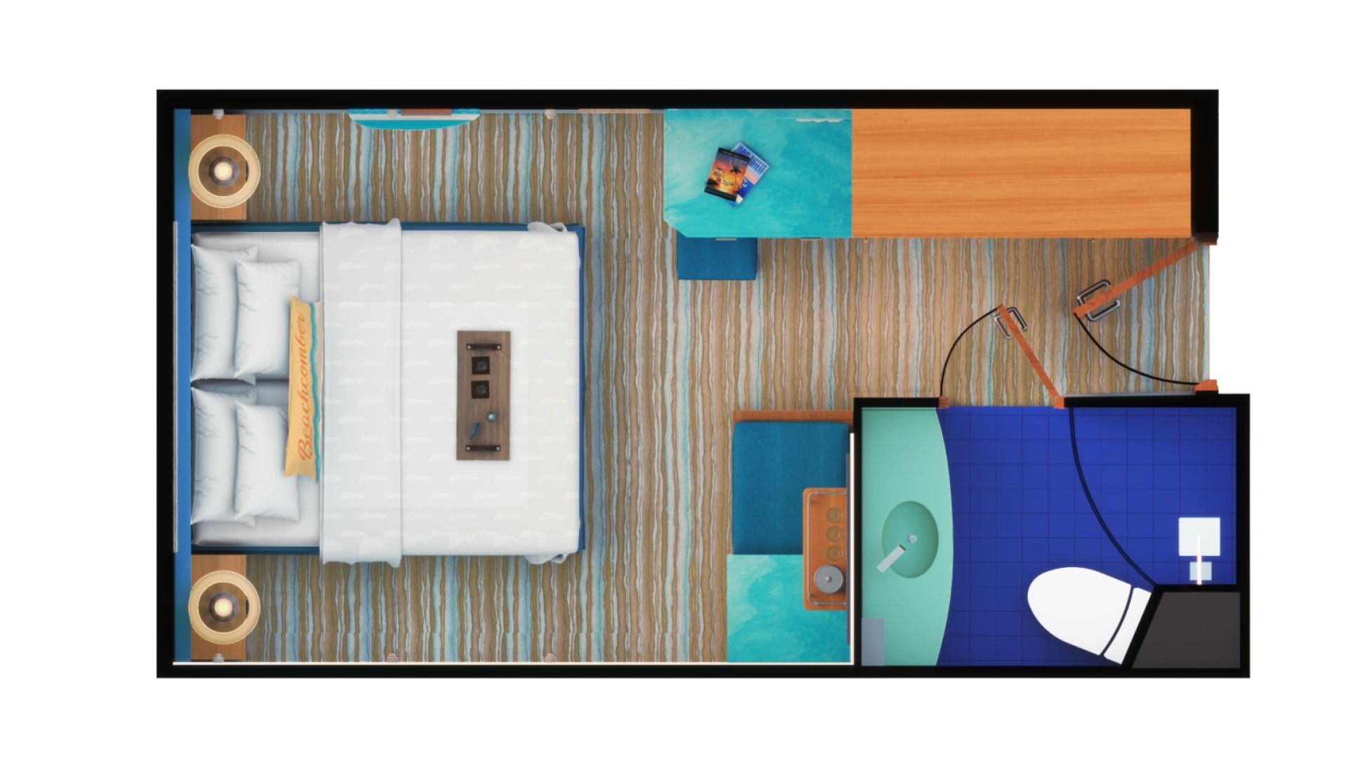 Margaritaville Beachcomber Cozy Interior (IC) floor plan