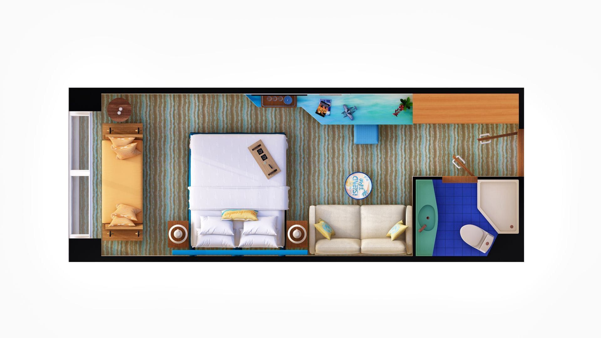 Margaritaville Beachcomber St. Somewhere Premium Ocean View (OVP) floor plan