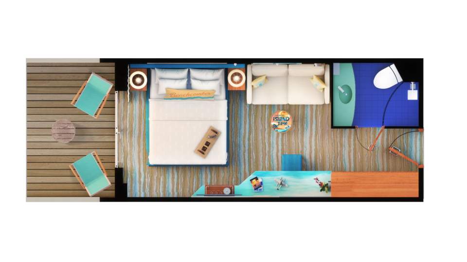 Margaritaville Beachcomber Wake Ocean View (OVW) floor plan Margaritaville Beachcomber Wake Ocean View (OVW) floor plan