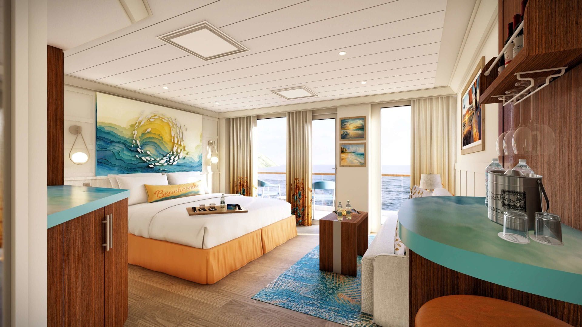 Margaritaville Beachcomber Grand Terrace Suite (SGT) bedroom