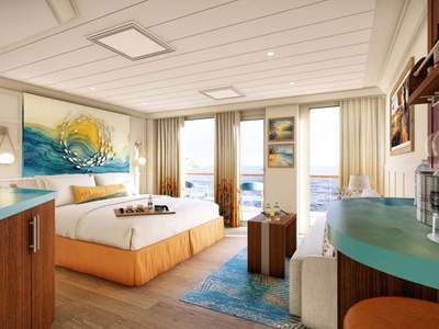 Margaritaville Beachcomber Grand Terrace Suite (SGT) bedroom
