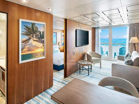 Margaritaville Paradise Grand Terrace Suite (SGT) living area Margaritaville Paradise Grand Terrace Suite (SGT) living area