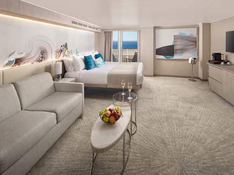 Norwegian Aura Forward-Facing Suite with Large Balcony (SL) cabin