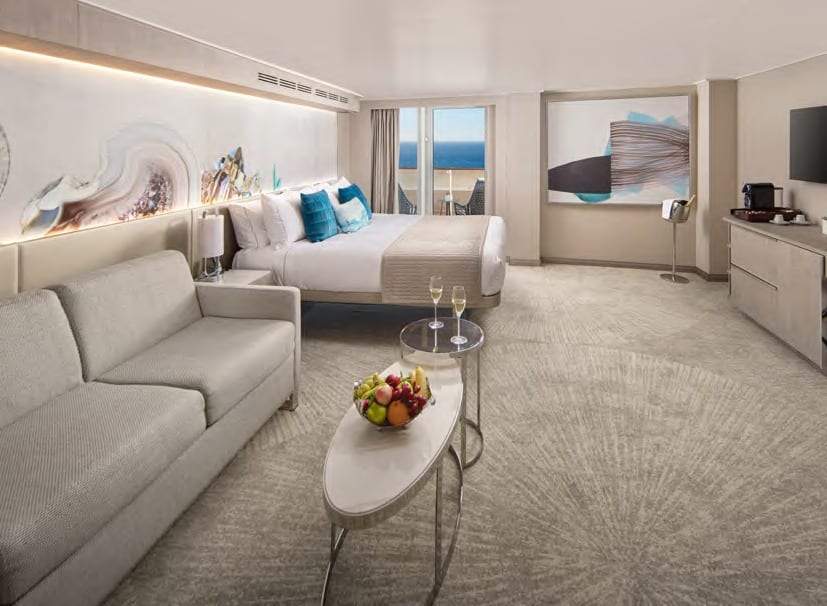 Norwegian Aura Forward-Facing Suite with Large Balcony (SL) cabin