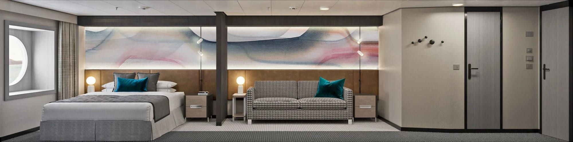 Norwegian Luna Large Oceanview with Round Window (OA) cabin, photo 2 of 3