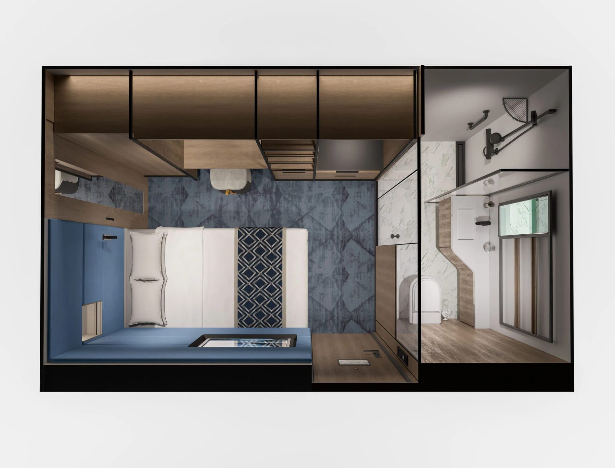 Norwegian Luna Solo Studio (T1) floor plan
