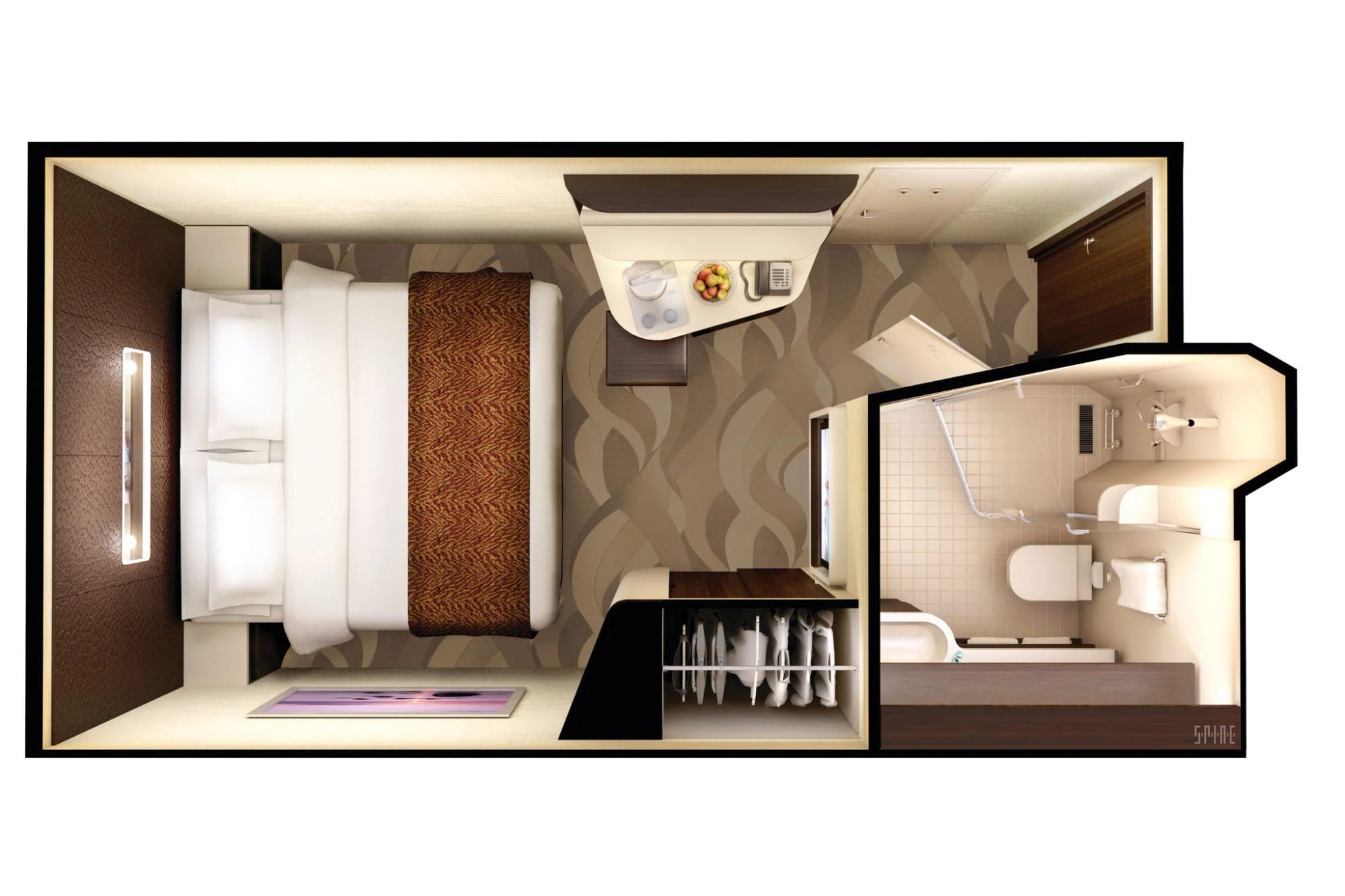 Representative photo: Norwegian Escape Inside floor plan