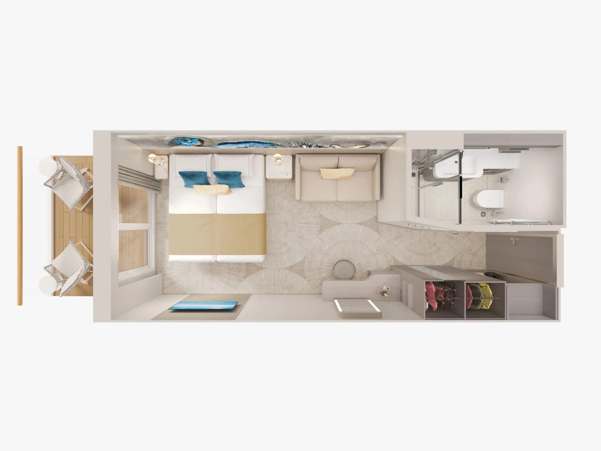 Norwegian Viva Family Balcony (B4) floor plan
