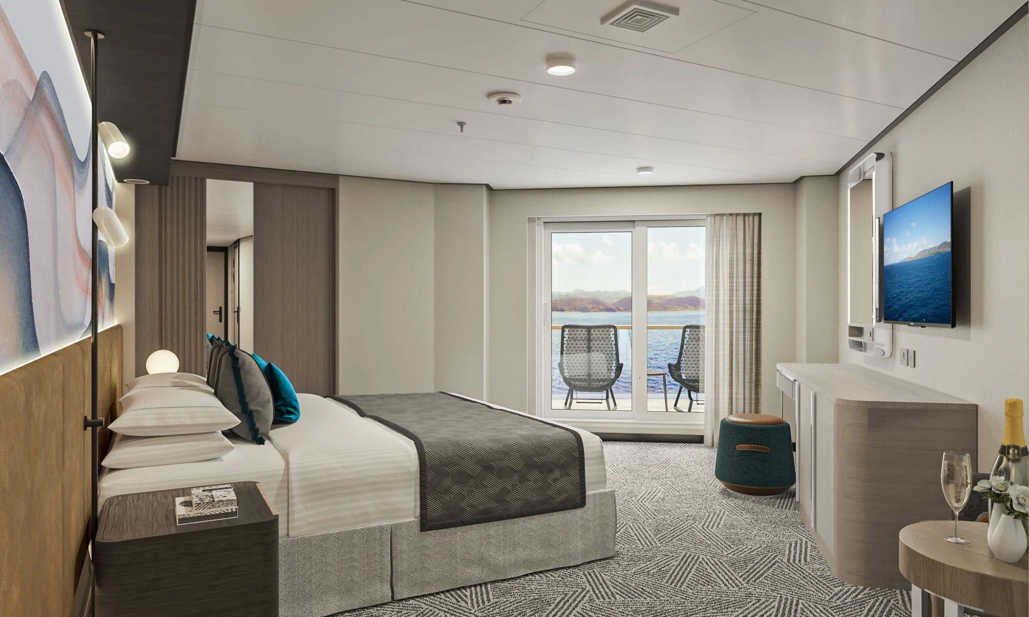 Norwegian Luna Aft-Facing Suite with Large Balcony (SI) cabin, photo 2 of 4