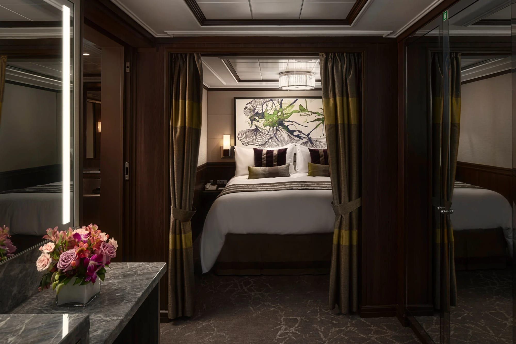 Norwegian Jewel 2-Bedroom Deluxe Family Suite with Balcony (S4) bedroom