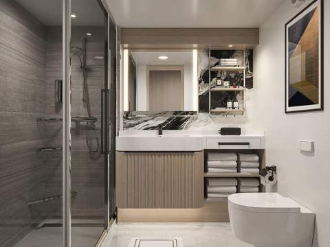 Norwegian Luna Family Suite with Master Bedroom & Large Balcony (SJ) bathroom