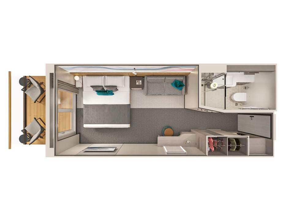 Norwegian Luna Balcony (BB) floor plan Norwegian Luna Balcony (BB) floor plan