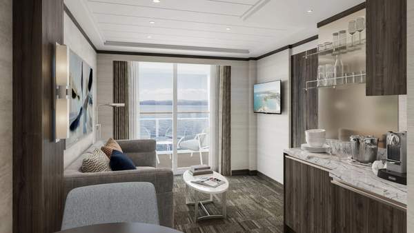 Norwegian Epic The Haven 2-Bedroom Family Villa with Balcony (H6) cabin