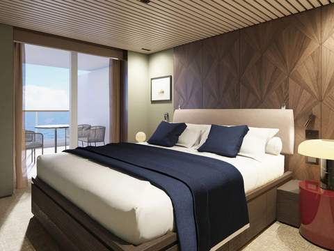 Norwegian Luna The Haven Aft-Facing Penthouse with Master Bedroom & Large Balcony (HB) bedroom Norwegian Luna The Haven Aft-Facing Penthouse with Master Bedroom & Large Balcony (HB) bedroom