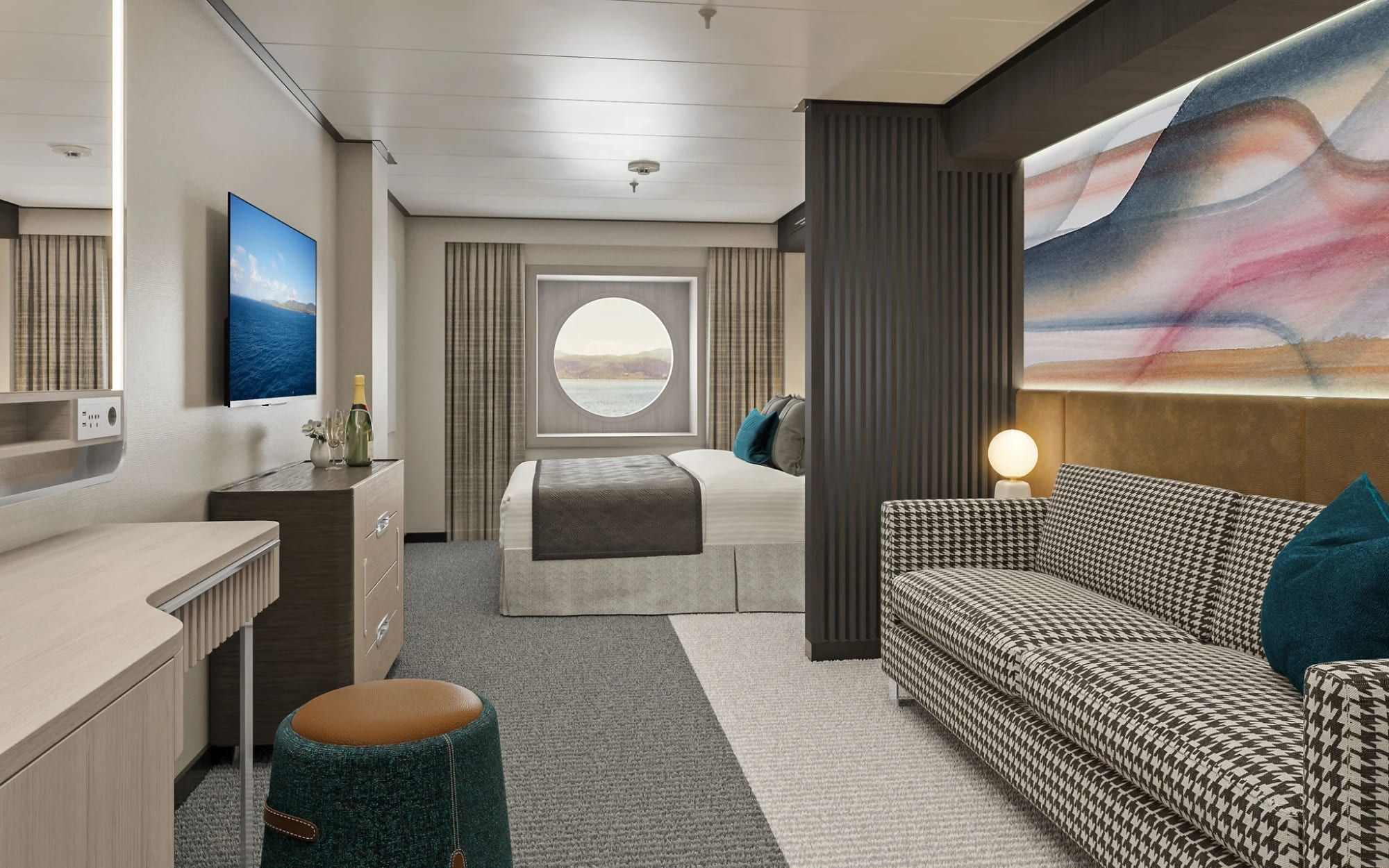 Norwegian Luna Large Oceanview with Round Window (OA) cabin, photo 1 of 3