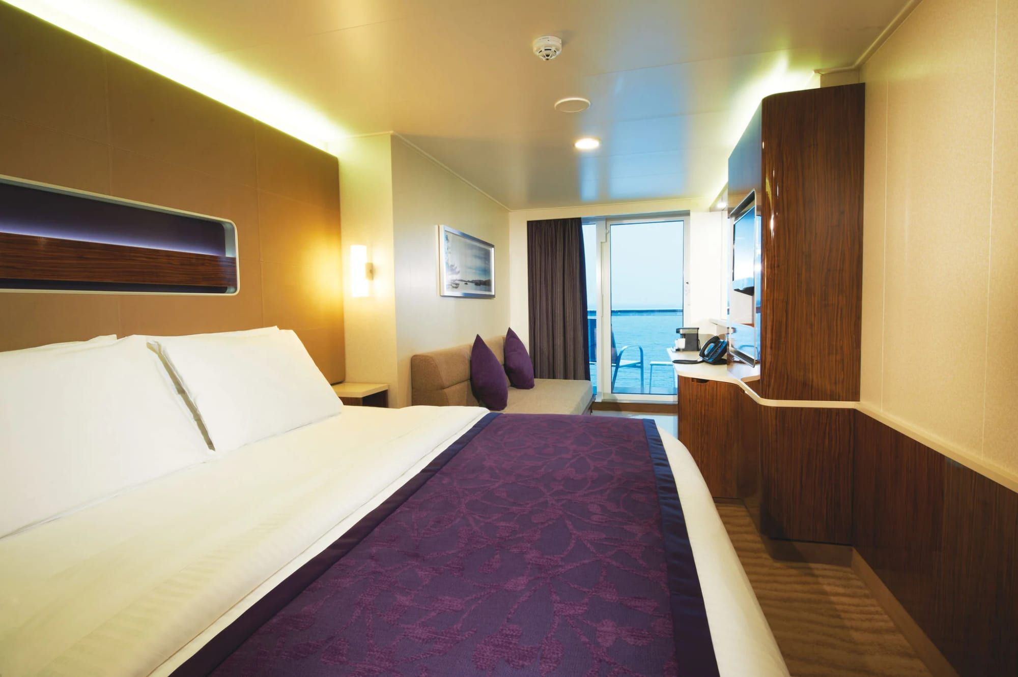 Representative photo: Norwegian Breakaway Family Club Balcony Suite cabin