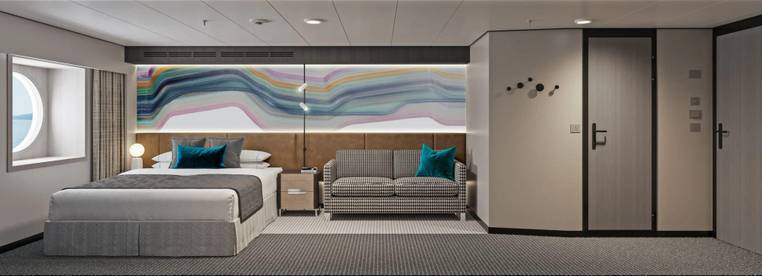 Norwegian Luna Guarantee Oceanview (OX) cabin, photo 2 of 2