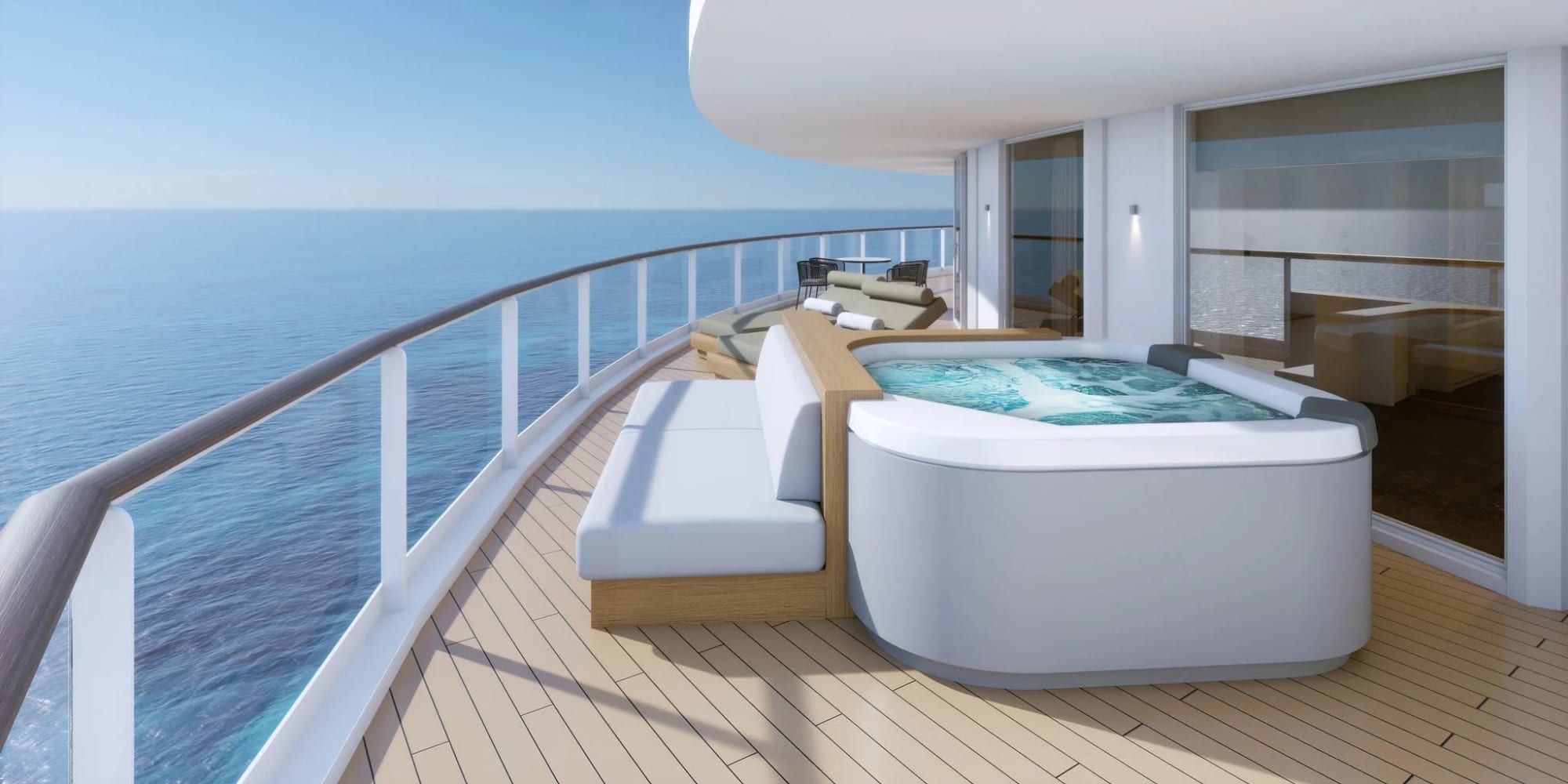 Norwegian Luna The Haven Aft-Facing Penthouse with Large Balcony (HA) balcony