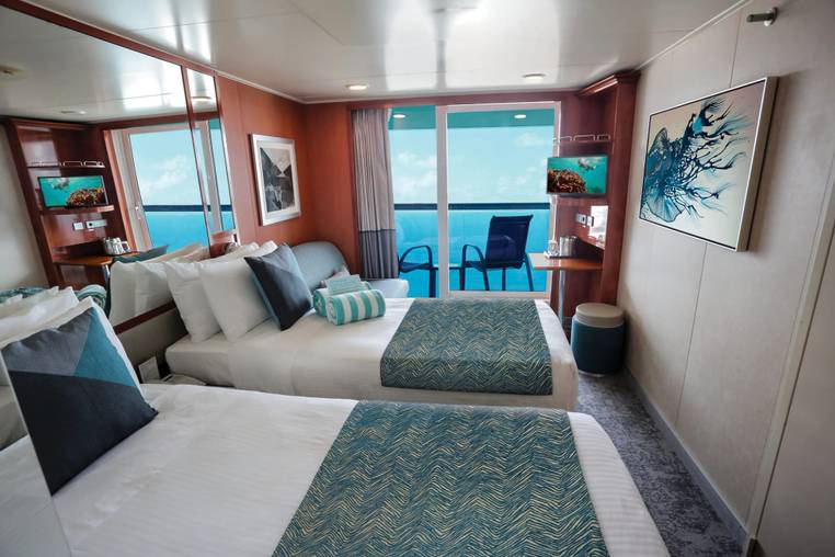 Representative photo: Norwegian Gem Balcony cabin