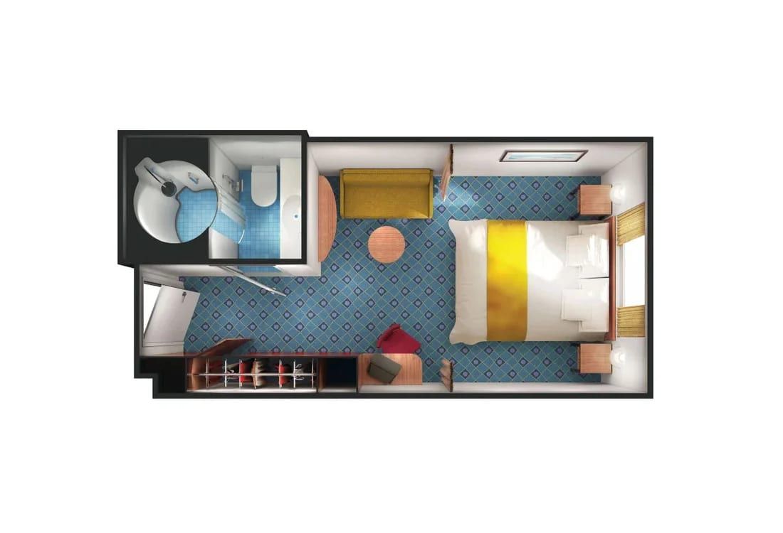Representative photo: Norwegian Sun Oceanview with Picture Window floor plan