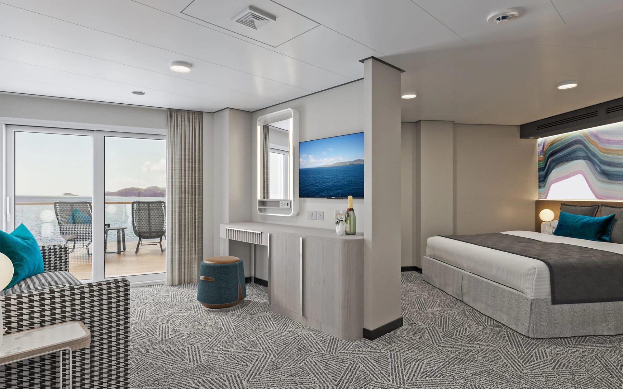 Norwegian Luna Aft-Facing Suite with Large Balcony (SH) cabin, photo 2 of 4