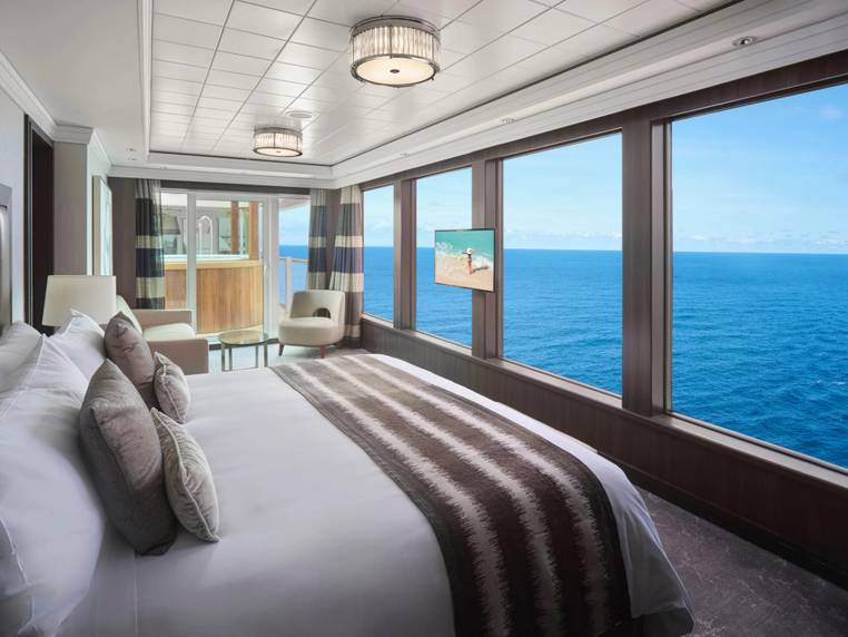 Norwegian Jewel The Haven 3-Bedroom Garden Villa (H1) bedroom
