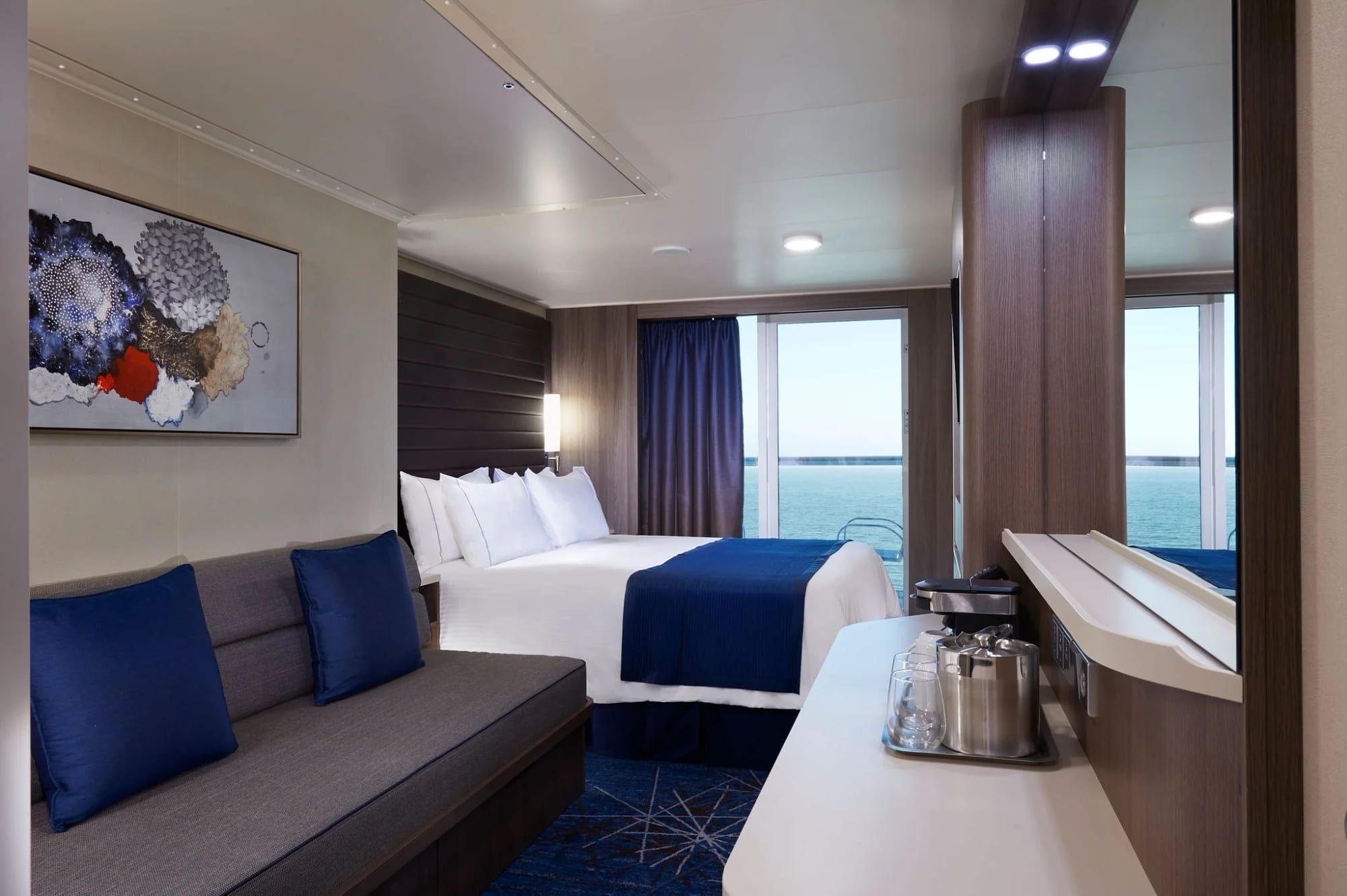 Representative photo: Norwegian Bliss Club Balcony Suite with Larger Balcony cabin