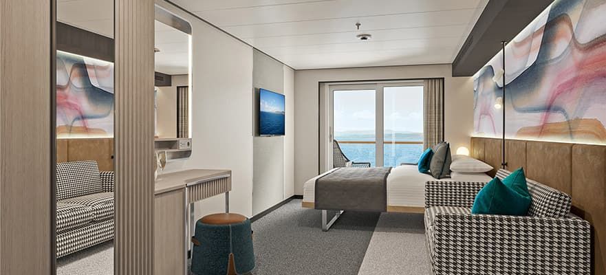 Norwegian Aft Facing Balcony Cabin Category