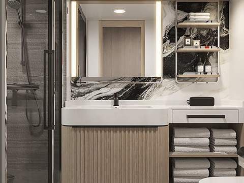 Norwegian Aft Facing Suite Large Balcony Cabin Category