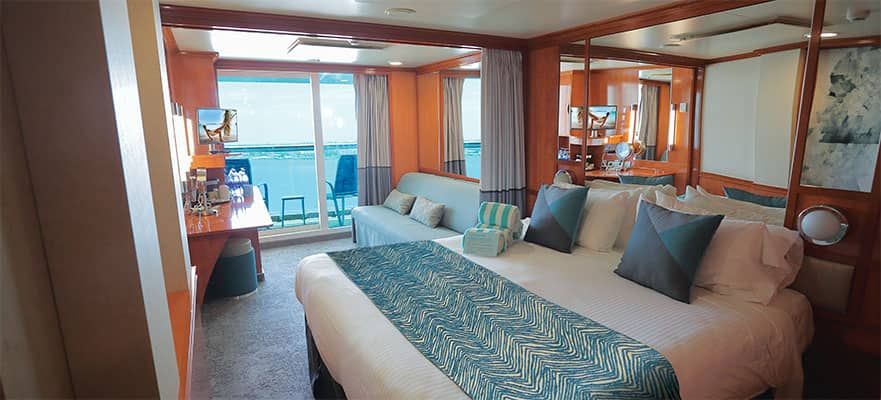 Norwegian Gem Club Balcony Suite (MB) cabin, photo 2 of 2