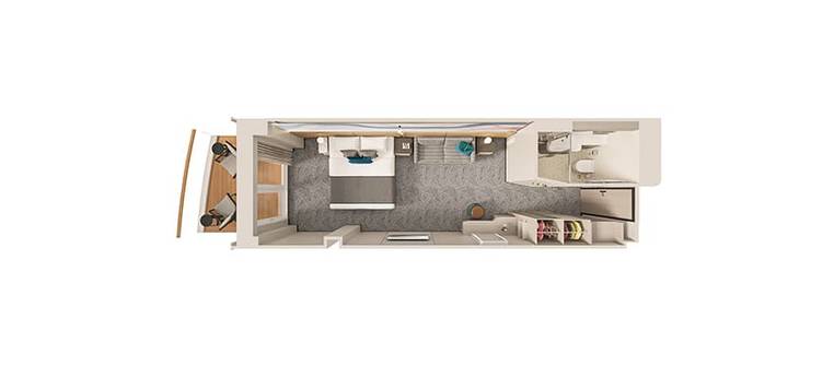 Norwegian Family Club Balcony Suite Cabin Category