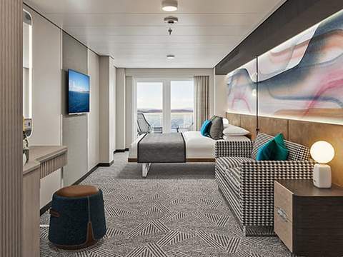 Norwegian Family Club Balcony Suite Cabin Category