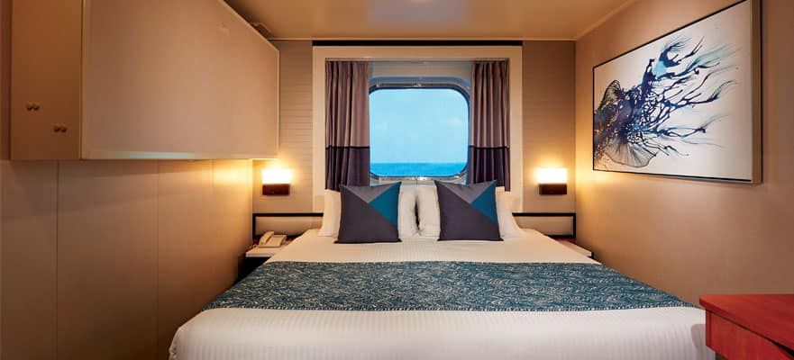 Representative photo: Norwegian Jade Oceanview with Picture Window cabin