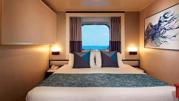Representative photo: Norwegian Jade Oceanview with Picture Window cabin