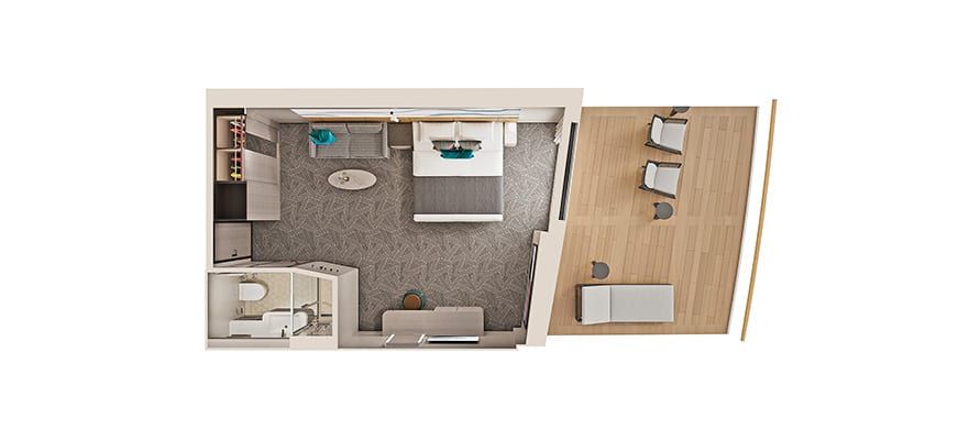 Norwegian Family Suite Large Balcony Cabin Category