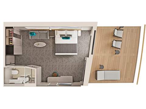 Norwegian Family Suite Large Balcony Cabin Category