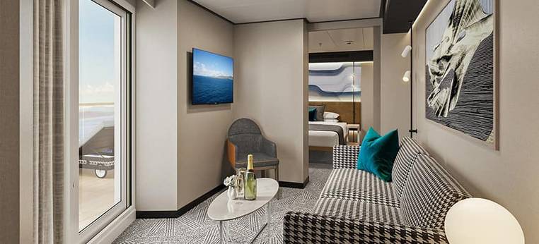 Cabin 11104 - Forward-Facing Suite with Master Bedroom & Large Balcony ...