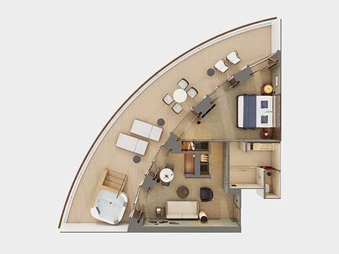 Norwegian Haven Aft Facing Owners Suite Master Bedroom Large Balcony Cabin Category Norwegian Haven Aft Facing Owners Suite Master Bedroom Large Balcony Cabin Category