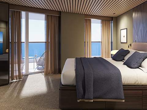Norwegian Haven Aft Facing Owners Suite Master Bedroom Large Balcony Cabin Category Norwegian Haven Aft Facing Owners Suite Master Bedroom Large Balcony Cabin Category