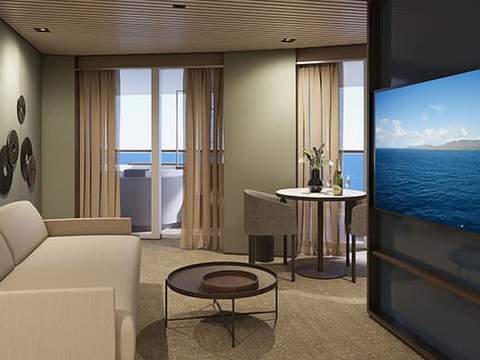 Norwegian Haven Aft Facing Owners Suite Master Bedroom Large Balcony Cabin Category Norwegian Haven Aft Facing Owners Suite Master Bedroom Large Balcony Cabin Category
